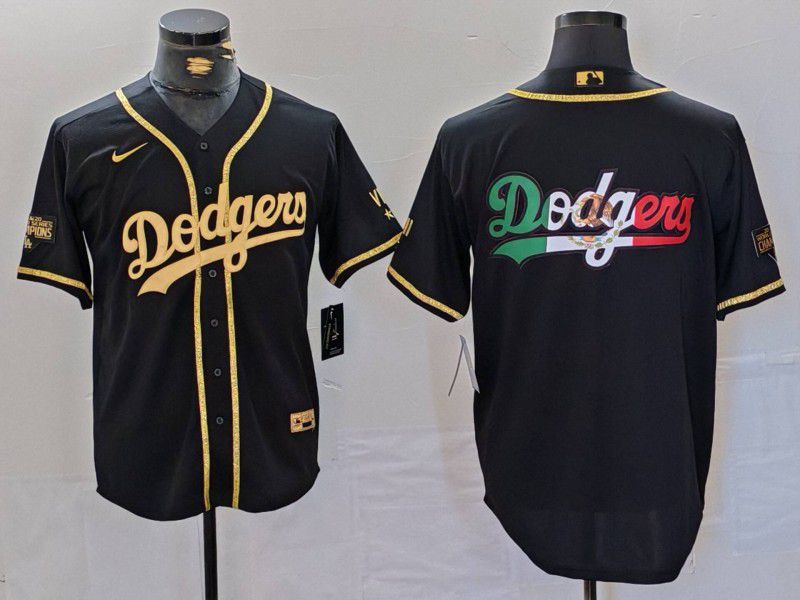 Men Los Angeles Dodgers Blank Black gold Fashion Nike Game MLB Jersey style 7064->los angeles dodgers->MLB Jersey